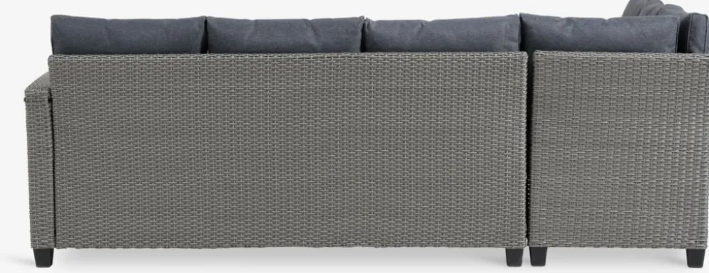 AGERMOSEConjunto muebles jardín AGERMOSE 6 plazas gris
