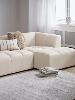 ALLESESofá ALLESE chaise longue derecha tela beis
