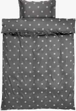 ANEPLUSJuego funda nórdica satén ANE 155x220 gris