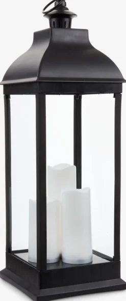 ANKAFarol ANKA A24xL24xA70cm con LED negro