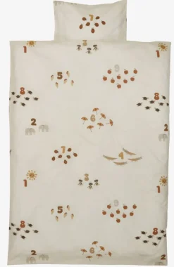 ASTAPLUSJuego funda nórdica para cuna ASTA 100x140 blanco