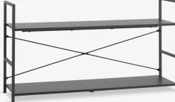 ASTRUPMueble TV ASTRUP 1 estante negro