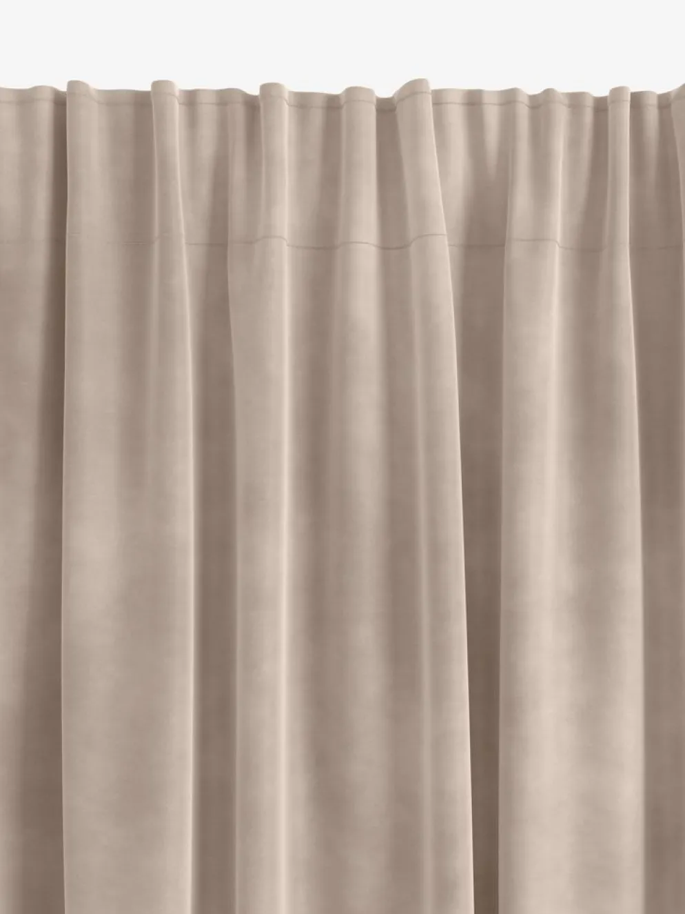 AUSTRACortina AUSTRA 1x140x300 terciopelo beis