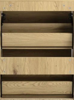 BAKHUSEZapatero BAKHUSE 2 compartimentos color roble cálido