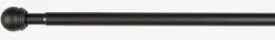 BALLBarra de cortina BALL 120-210cm negro