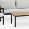BEJSTRUPConjunto muebles jardín BEJSTRUP 4 plazas gris