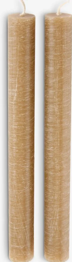 BERTELVela para candelabro BERTEL A22cm almendra 2 unidades