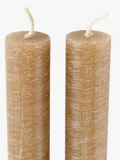 BERTELVela para candelabro BERTEL A22cm almendra 2 unidades