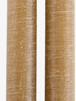 BERTELVela para candelabro BERTEL A22cm almendra 2 unidades
