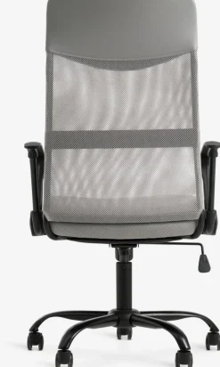 BILLUMSilla de oficina BILLUM malla gris/negro