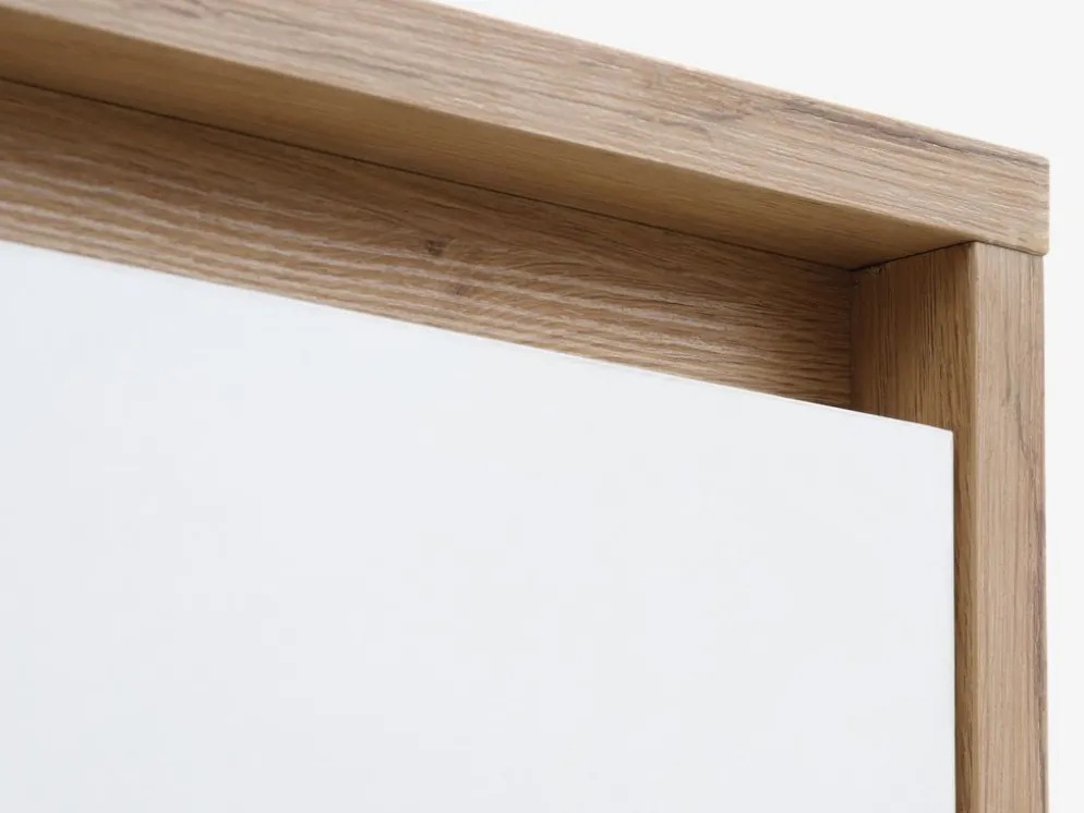 BILLUNDArmario BILLUND 80x193 blanco/color roble natural
