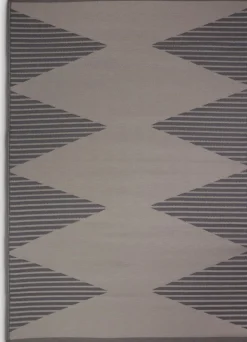 BROKKURTAlfombra BROKKURT 160x230 arena oscuro/gris