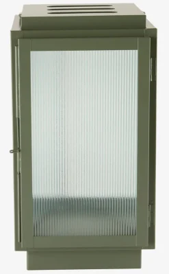 BRUMBASSEFarol BRUMBASSE A15xL16xA28cm verde oliva
