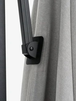BUBERGSombrilla colgante BUBERG A300xL300 gris claro