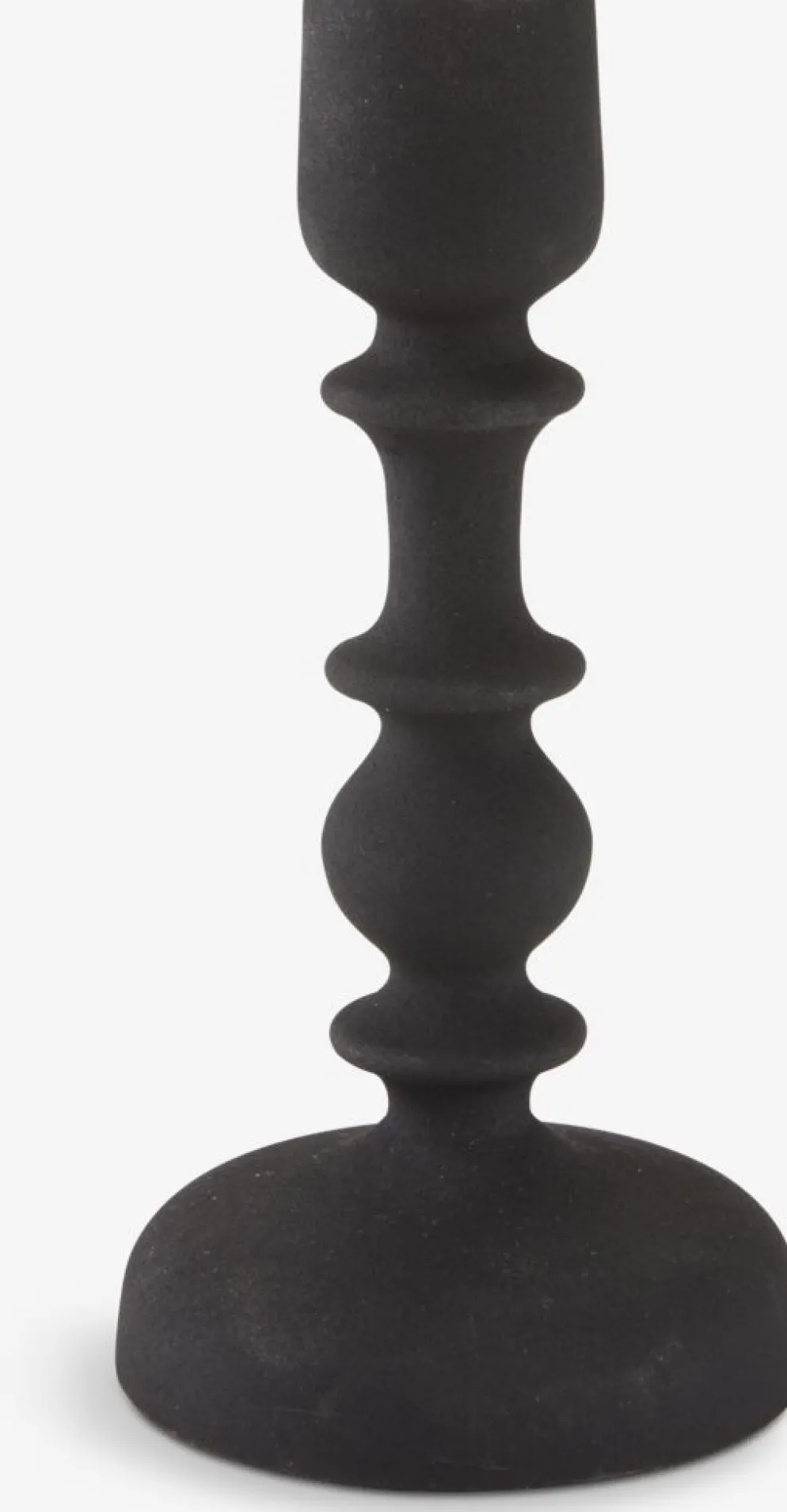 CASPARCandelabro CASPAR Ø8xA16cm negro