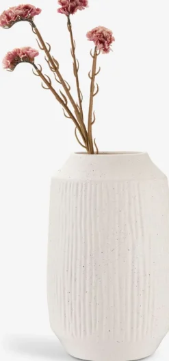 CHRISTIANJarrón CHRISTIAN Ø21xA33cm blanco