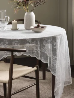 CIKORIAMantel CIKORIA 140x240 blanco