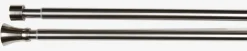 CONEBarra de cortina doble CONE 200-340cm acero
