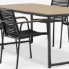 DAGSVAD + NABEMesa FAUSING L190 + 4 sillas NABE negro