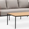 DAMFENNERConjunto muebles jardín DAMFENNER 5 plazas natural