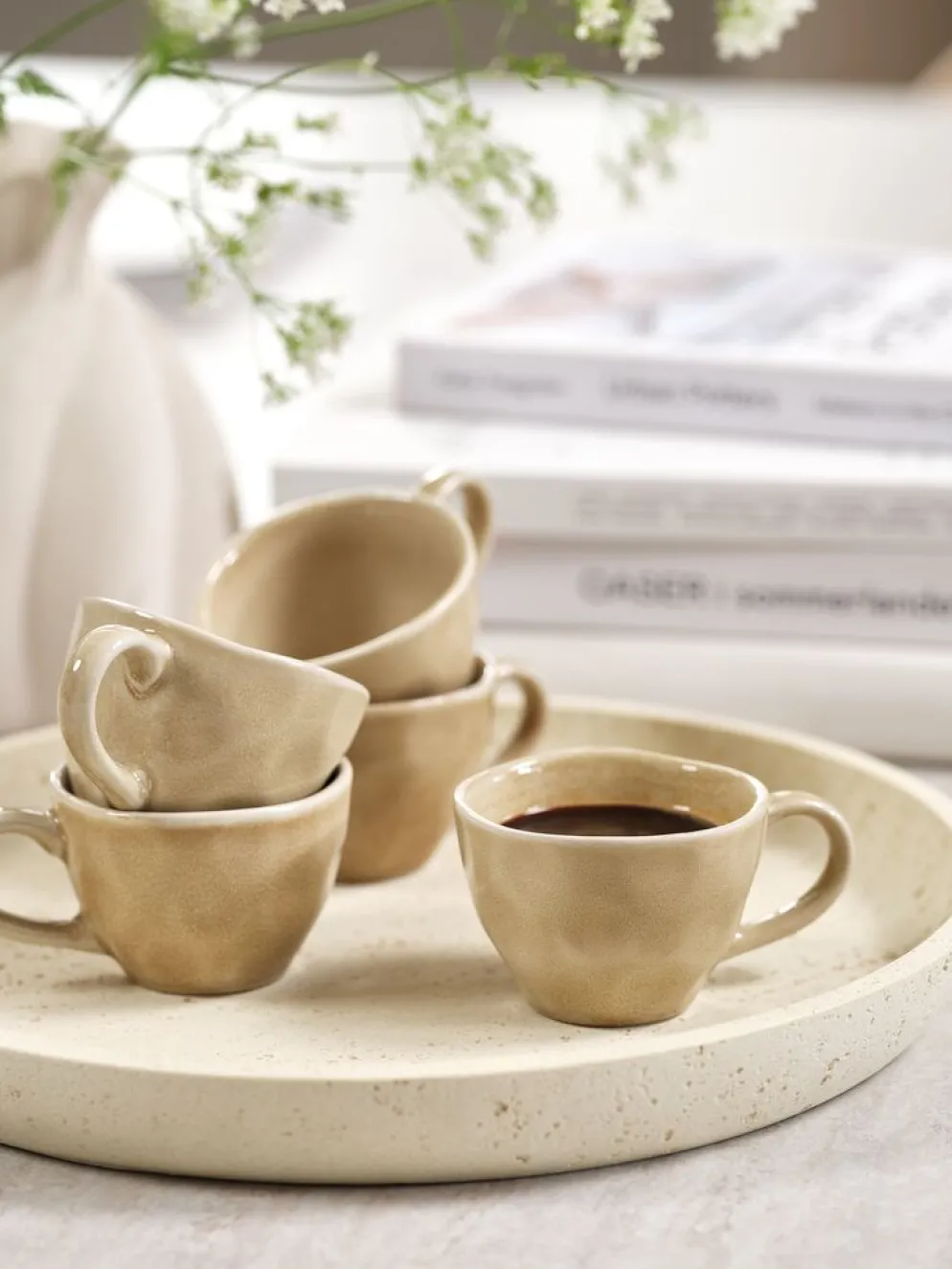 DETMERTaza de café DETMER Ø7xA5cm 11cl beis