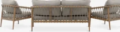 DRUMMEHOLMConjunto muebles jardín DRUMMEHOLM 5 plazas natural