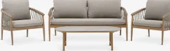 DRUMMEHOLMConjunto muebles jardín DRUMMEHOLM 5 plazas natural