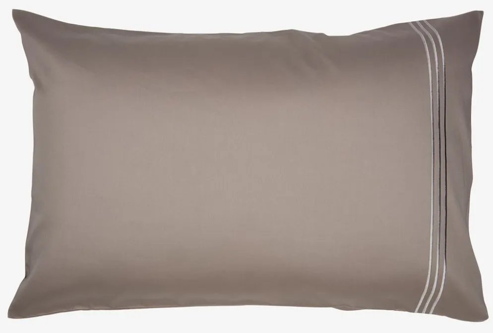 EAGOLDFunda de almohada de satén EA 50x70/75 gris claro