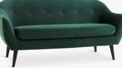 EGEDALSofá EGEDAL 2,5 plazas terciopelo verde