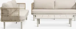 EJLBYConjunto muebles jardín EJLBY 5 plazas beis