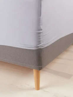 ELSEGOLDSábana bajera ajustable jersey ELSE 90x200x30 gris