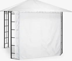 FAABORGPanel lateral cenador FAABORG A2,3xA2m blanco