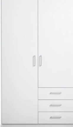 FANDRUPArmario FANDRUP 97x176 2 puertas 3 cajones blanco