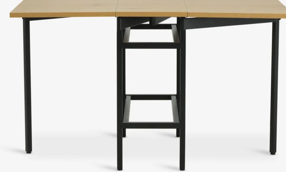 FOLDINGBROMesa de comedor FOLDINGBRO 75x38/84/130 color roble cálido