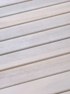 FUGLSAND + RADSTEDMesa FUGLSAND Ø120 + 4 sillas RADSTED madera dura
