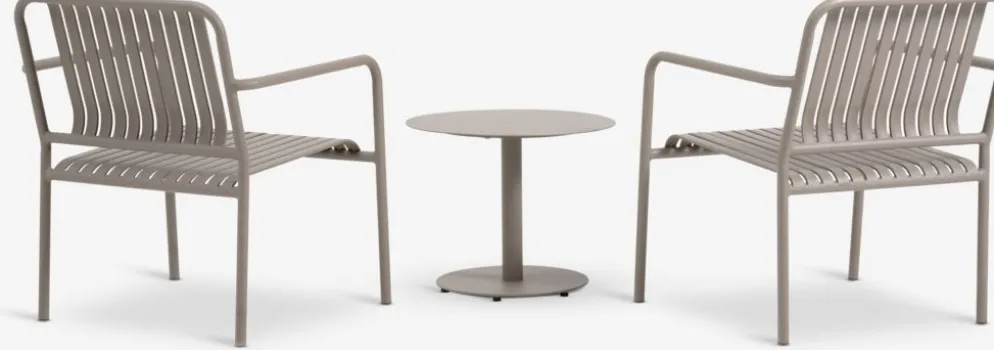 FURUSETConjunto muebles jardín FURUSET 2 plazas arena oscuro