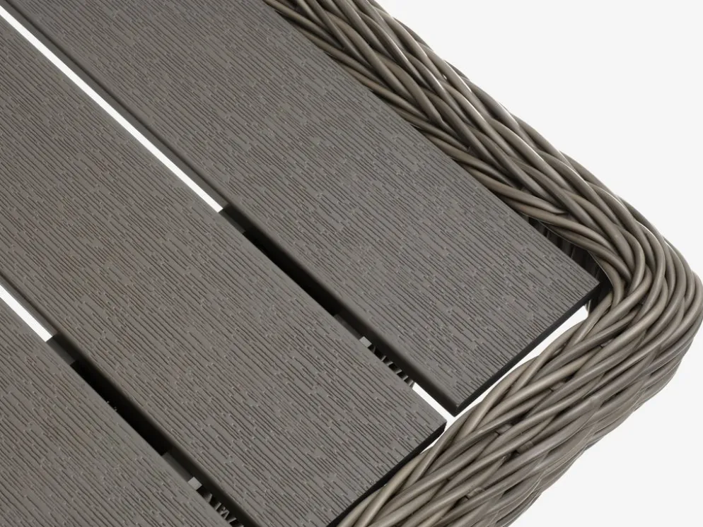 GAMMELBYMesa GAMMELBY L225 + 4 sillas GAMMELBY gris