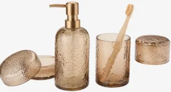 GENEVADDispensador de jabón GENEVAD cristal reciclado marrón
