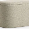 GISLEVPuf GISLEV 65x36 con almacenaje tela arena