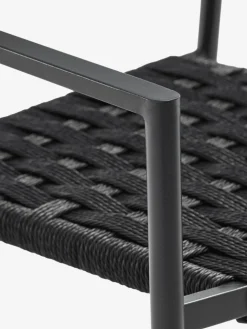 GOTHENBURG + TRILLEVALLENMesa GOTHENBURG L120 gris + 4 sillas TRILLEVALLEN negro