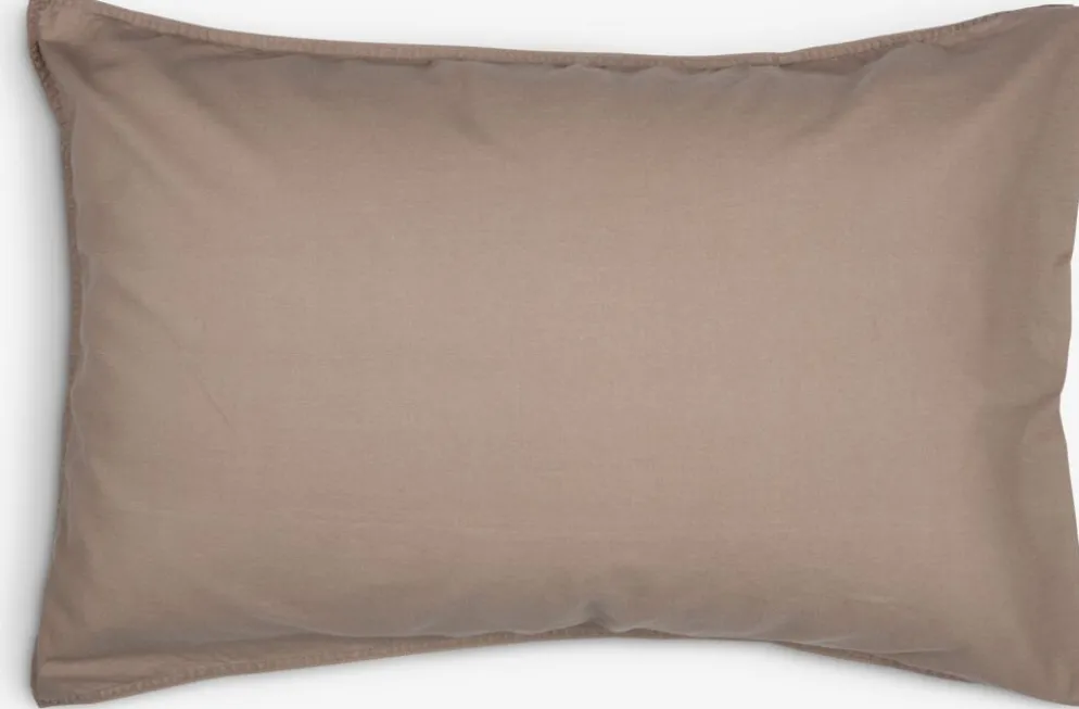 GROGOLDFunda de almohada algodón lavado GRO 50x70/75 arena oscuro