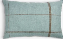 HALLONCojín HALLON 40x60 azul empolvado/marrón