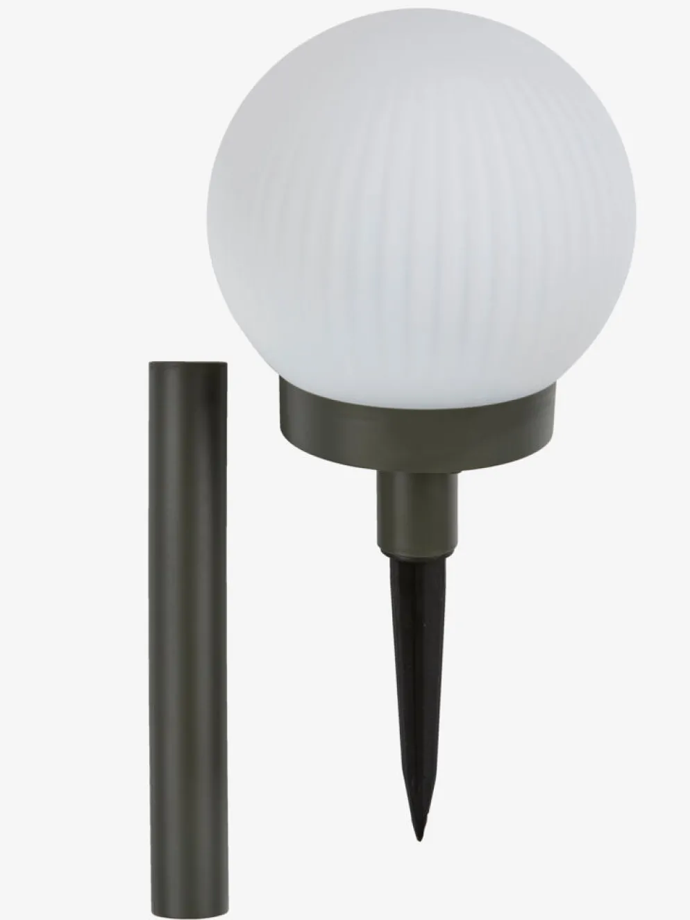 HAUKUGLELámpara solar HAUKUGLE Ø13xA37cm blanco