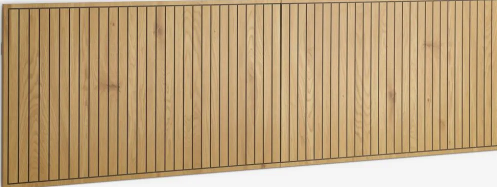 HEMDRUPPanel decorativo de pared HEMDRUP 200x60 color roble cálido