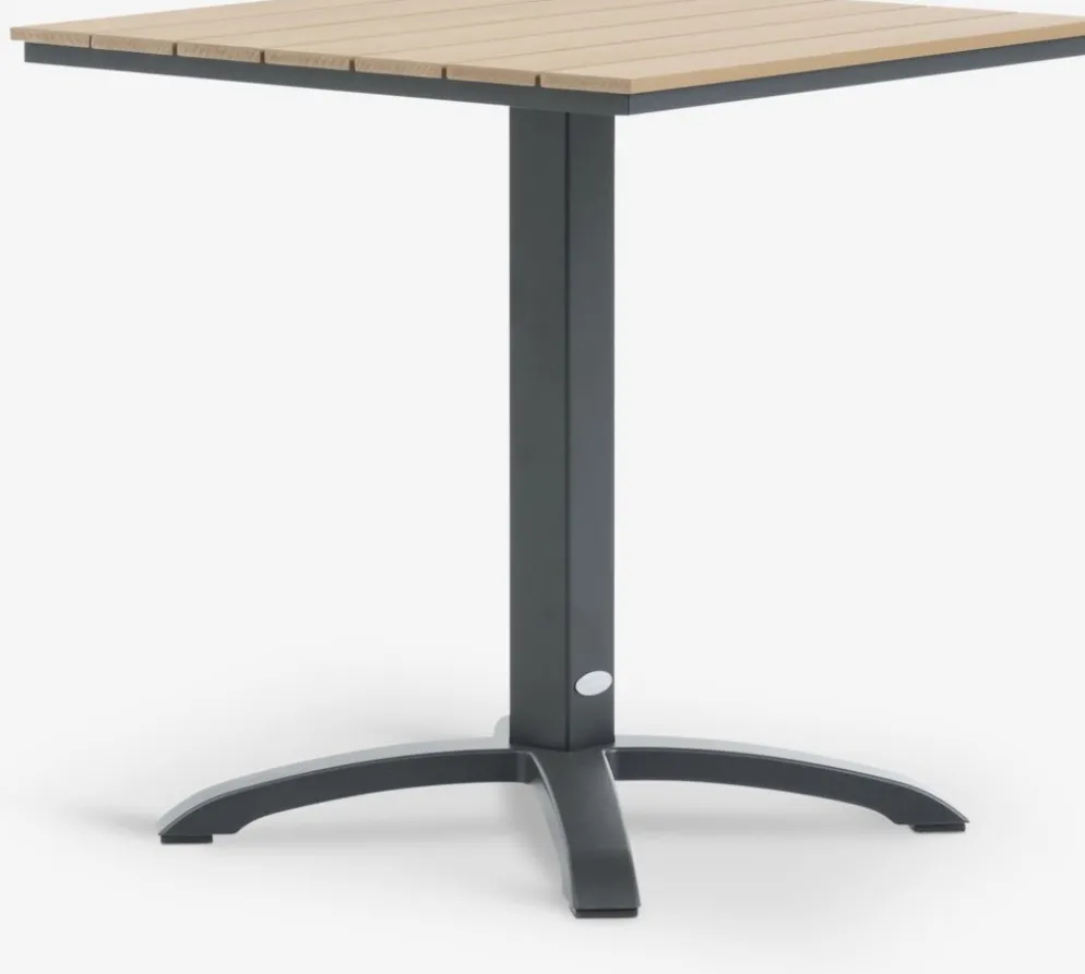 HOBRO + AIDTMesa HOBRO L70 + 2 sillas AIDT natural