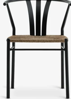 HOBRO + TAGMARKMesa HOBRO L70 natural + 2 sillas TAGMARK negro