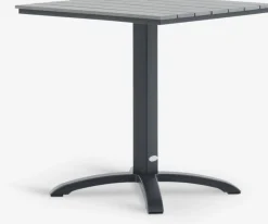 HOBRO + TAGMARKMesa HOBRO L70 gris + 2 sillas TAGMARK negro
