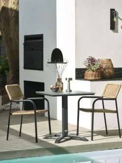 HOBROMesa de balcón HOBRO A70xL70 gris