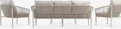 HOLMESTRANDConjunto muebles jardín HOLMESTRAND 5 plazas beis