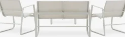 HORNSLETConjunto muebles jardín HORNSLET 4 plazas beis